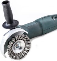 LESSMANN Zopf-Kegelbürste Drm 100 x 12 mm 18 Z Stahldraht rostfrei ROH glatt 0,50 mm 475211