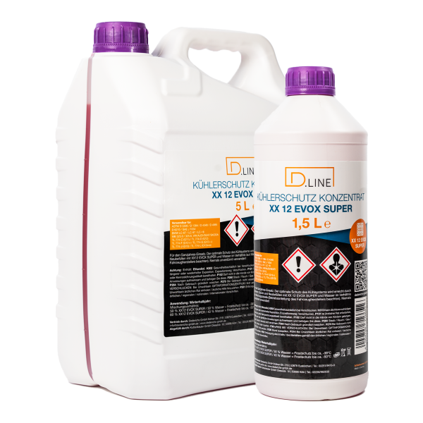 D.LINE Kühlerfrostschutz ANTIFREEZE XX 12 EVOX SUPER (Violett) Konzentrat