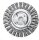 LESSMANN Zopf-Rundbürste Drm 125 x 14 mm 20 Z Stahldraht STH glatt 0,50 mm Bohrung 473211