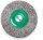 LESSMANN Rundbürste mit 6 mm Schaft Drm 70 x 16-18 mm, Stahldraht rostfrei ROF gew. 417363