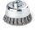 LESSMANN Zopf-Topfbürste, Drm. 65 mm 18 Z Stahldraht STH glatt 0,35 mm  Gew. M 14 482117