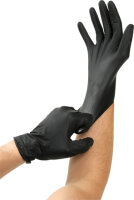 KUNZER Nitril-Einweghandschuh schwarz GREASE BULLY XL...