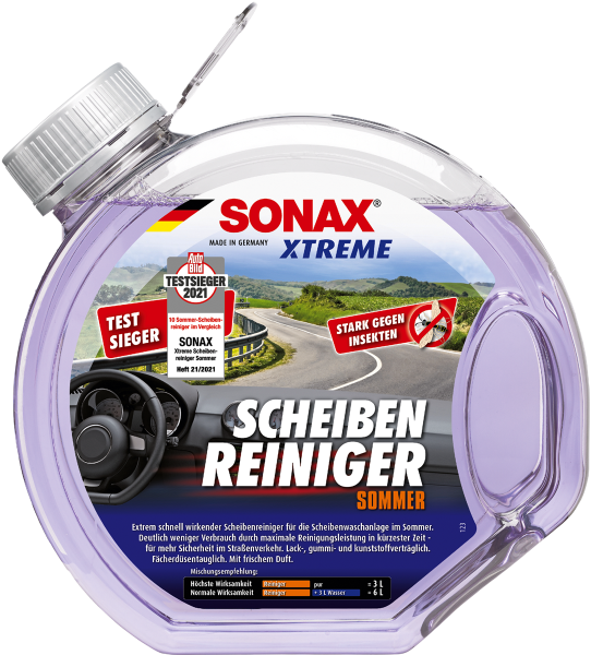 SONAX 02724000  XTREME ScheibenReiniger Sommer gebrauchsfertig 3 l