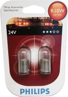 PHILIPS Kugellampe Standard R10W 24V 10W BA15s