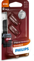 Philips Glassockellampe Standard W5W 24V 5W W2,1x9,5d