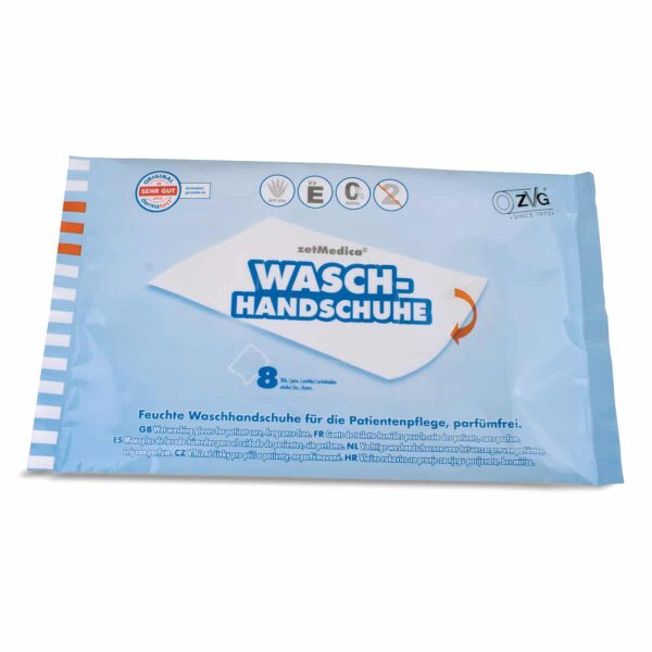 zetMedica® – Feuchte Einmal-Waschhandschuhe