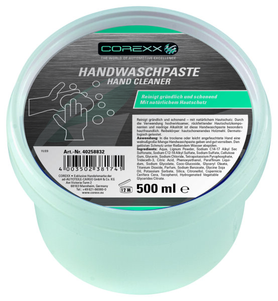 COREXX Handwaschpaste Dose 500 ml 40258832