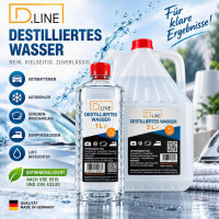 D.LINE Destilliertes Wasser 5 Liter Schnabelkanne (DL 2019)