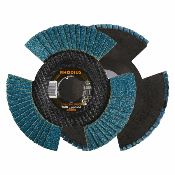 RHODIUS Fächerscheibe VISION PRO 125x22,23 K40