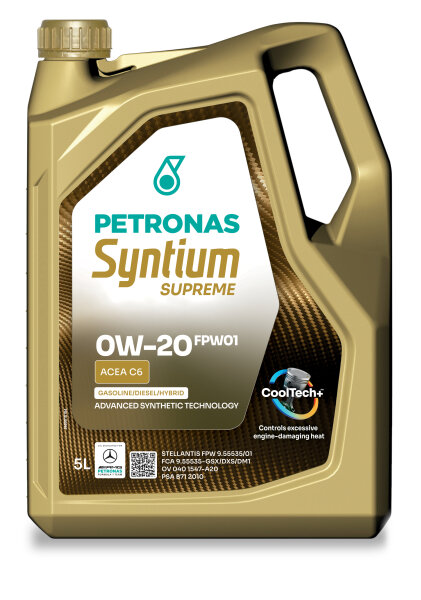 Petronas Syntium SUPREME FPW01 0W-20  5 Liter 71230