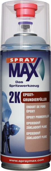 SprayMAX 400ml, 2K Epoxy-Grundierfüller grau 680033