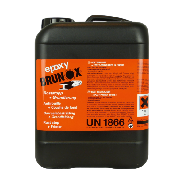 BRUNOX epoxy Rostumwandler Rostschutz Grundierung 5 Liter