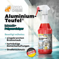 TUGA Aluminium-Teufel Plus Felgenreiniger rot Sprayer 1 l (AT-1-D)
