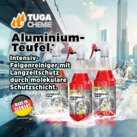 TUGA Aluminium-Teufel Plus Felgenreiniger rot Sprayer 1 l (AT-1-D)