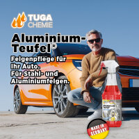 TUGA Aluminium-Teufel Plus Felgenreiniger rot Sprayer 1 l (AT-1-D)
