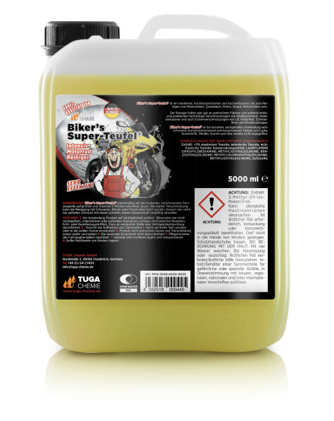TUGA Bikers Super-Teufel Motorradreiniger Kanne 5 l (BT-5-D)