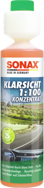 SONAX 03711410  KlarSicht 1:100 Konzentrat 250 ml