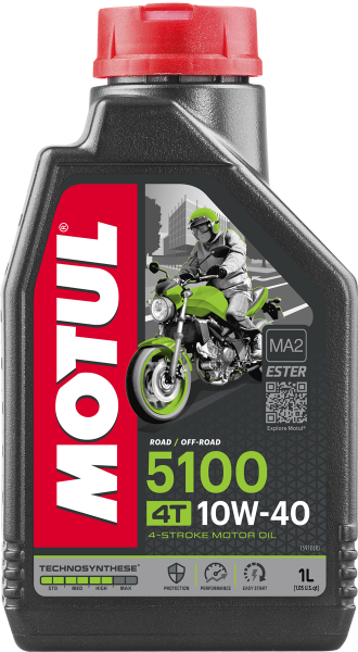 Motul Motorenöl 5100 4T 10W40 1 Liter 104066