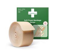 Holthaus Wundverband Cederroth Soft Foam Bandage beige 6 cm x 4,5 m (40236)