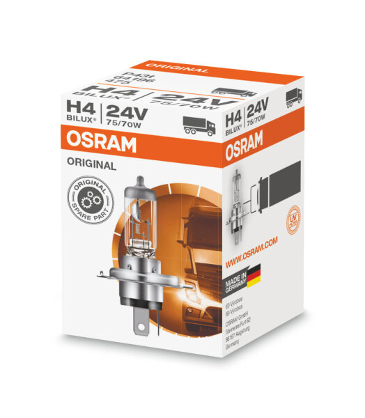 OSRAM Original H4 24V Faltschachtel 64196