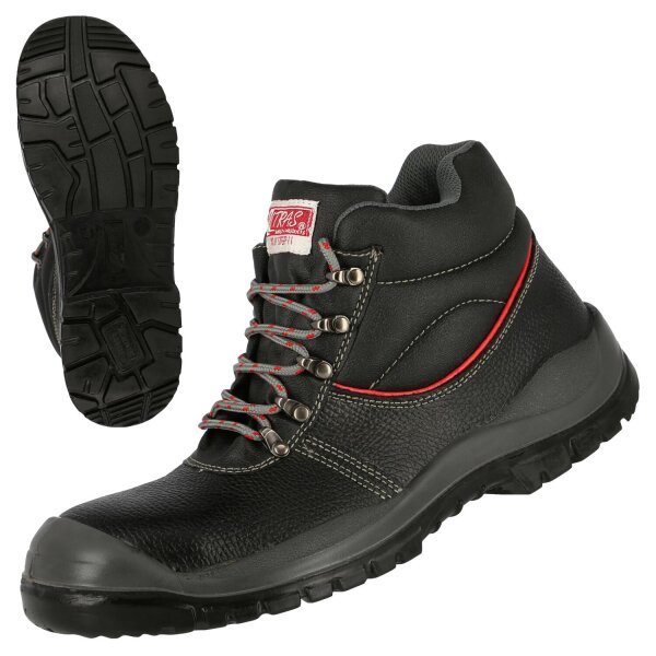 Nitras STEP II S3 Sicherheitsschnürstiefel, schwarz Gr.44 (7201-44)