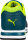 PUMA SAFETY Elevate Knit Green Low S1P ESD HRO SRC blau-grün Gr. 44 (643170)