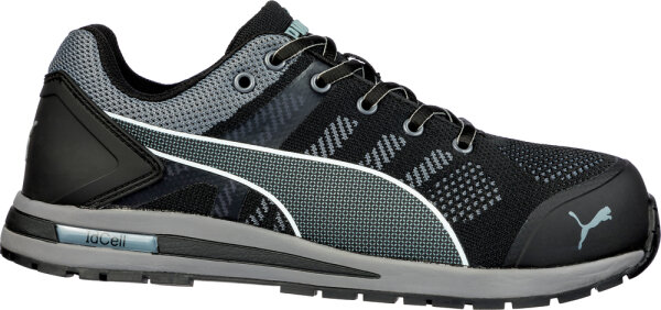 PUMA SAFETY Elevate Knit Black Low S1P ESD HRO SRC schwarz-grau Gr. 46 (643160)