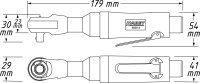 HAZET Ratschenschrauber 9020-2 - Vierkant 6,3 mm (1/4 Zoll)