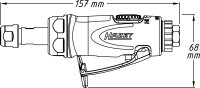 HAZET Stabschleifer - gerade 9032N-1