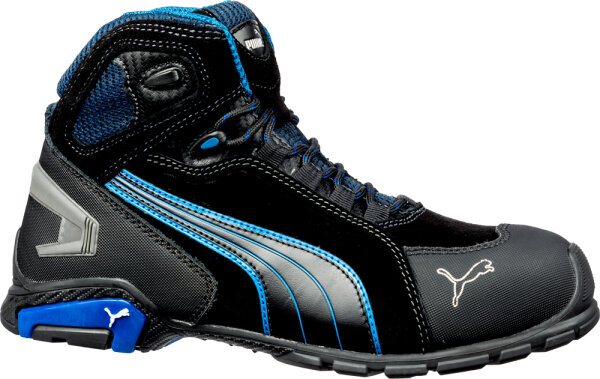 PUMA SAFETY Rio Black Mid S3 SRC schwarz-blau Gr. 42 (632250)