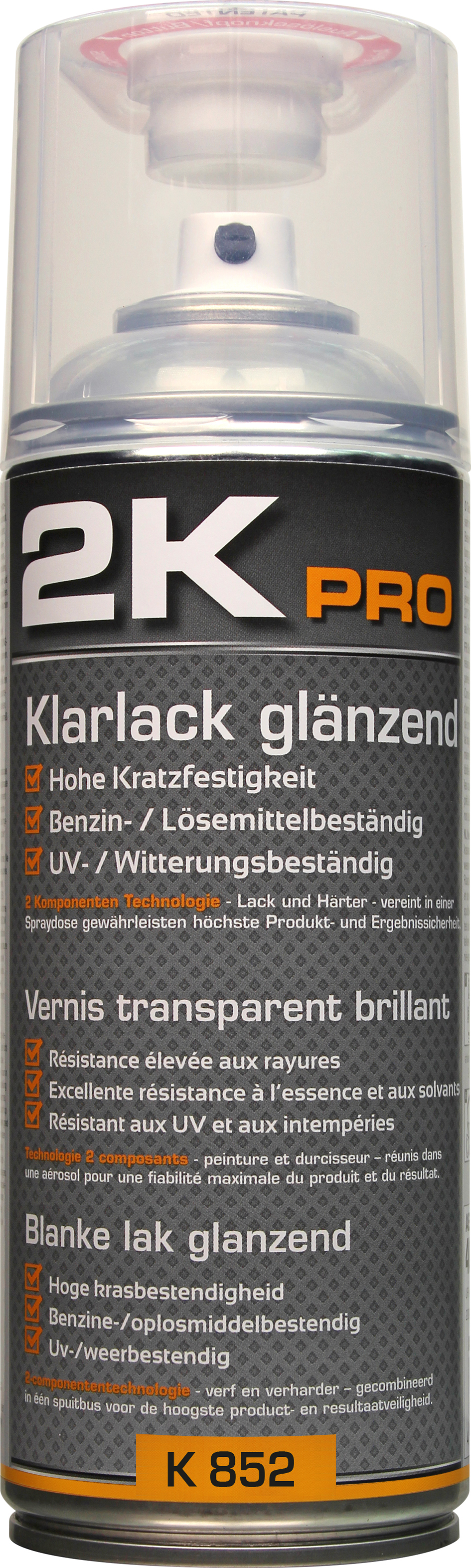 2K PRO Klarlack glänzend oder matt